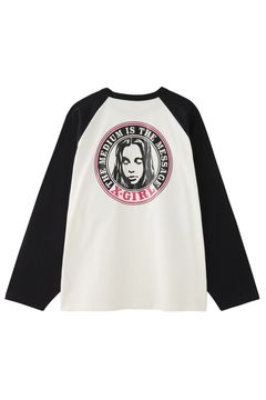 CIRCLE LOGO AND FACE B/B BIG TEE / ホワイト