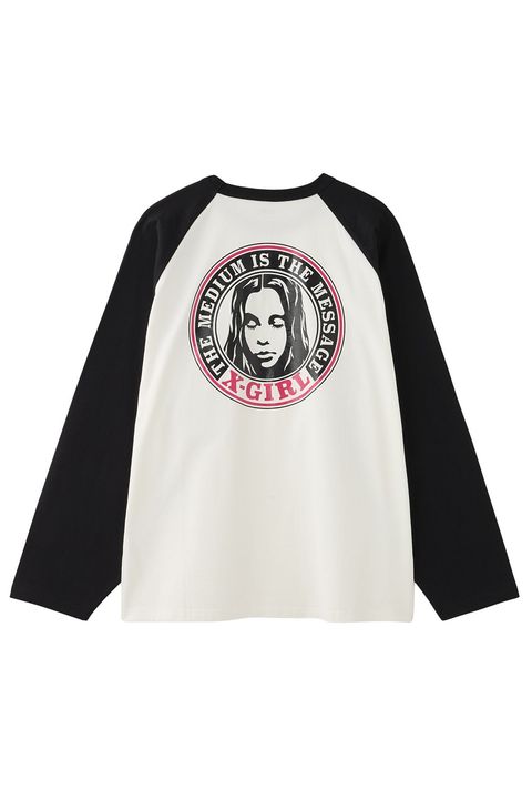 CIRCLE LOGO AND FACE B/B BIG TEE / ホワイト
