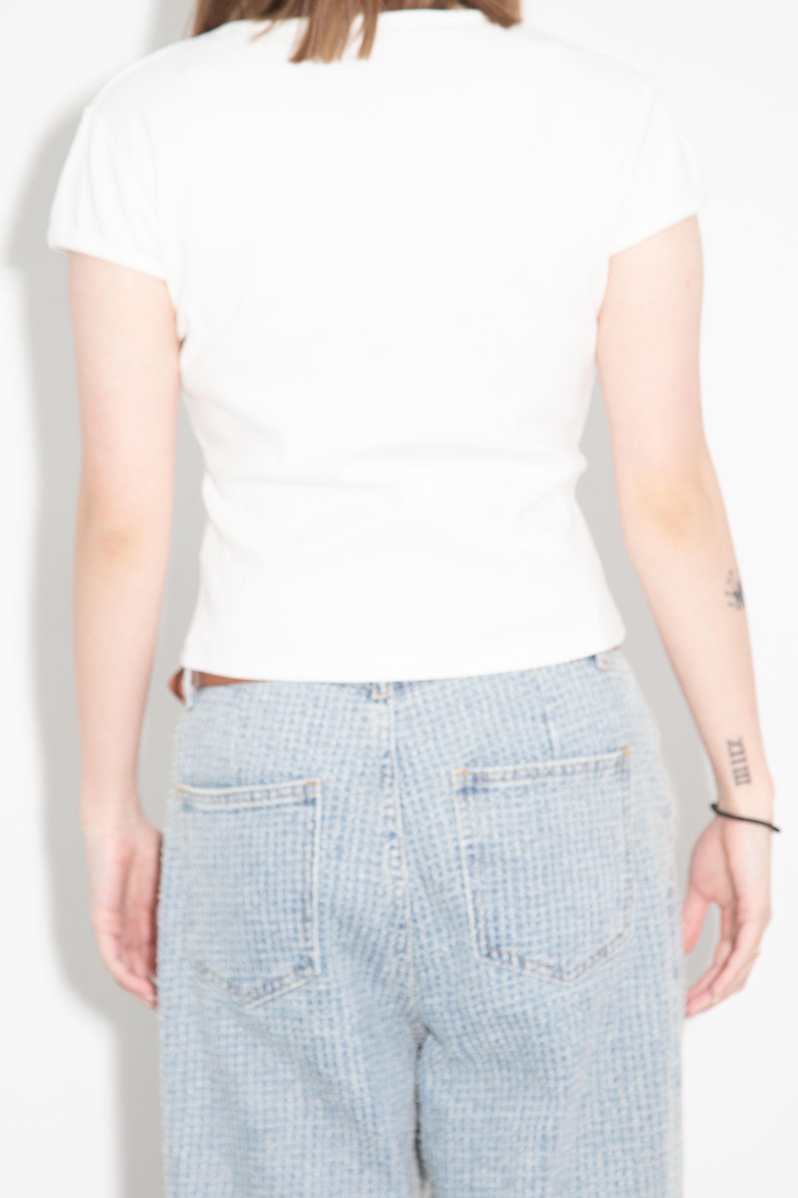 DEVIL FACE S/S BABY TEE / ホワイト