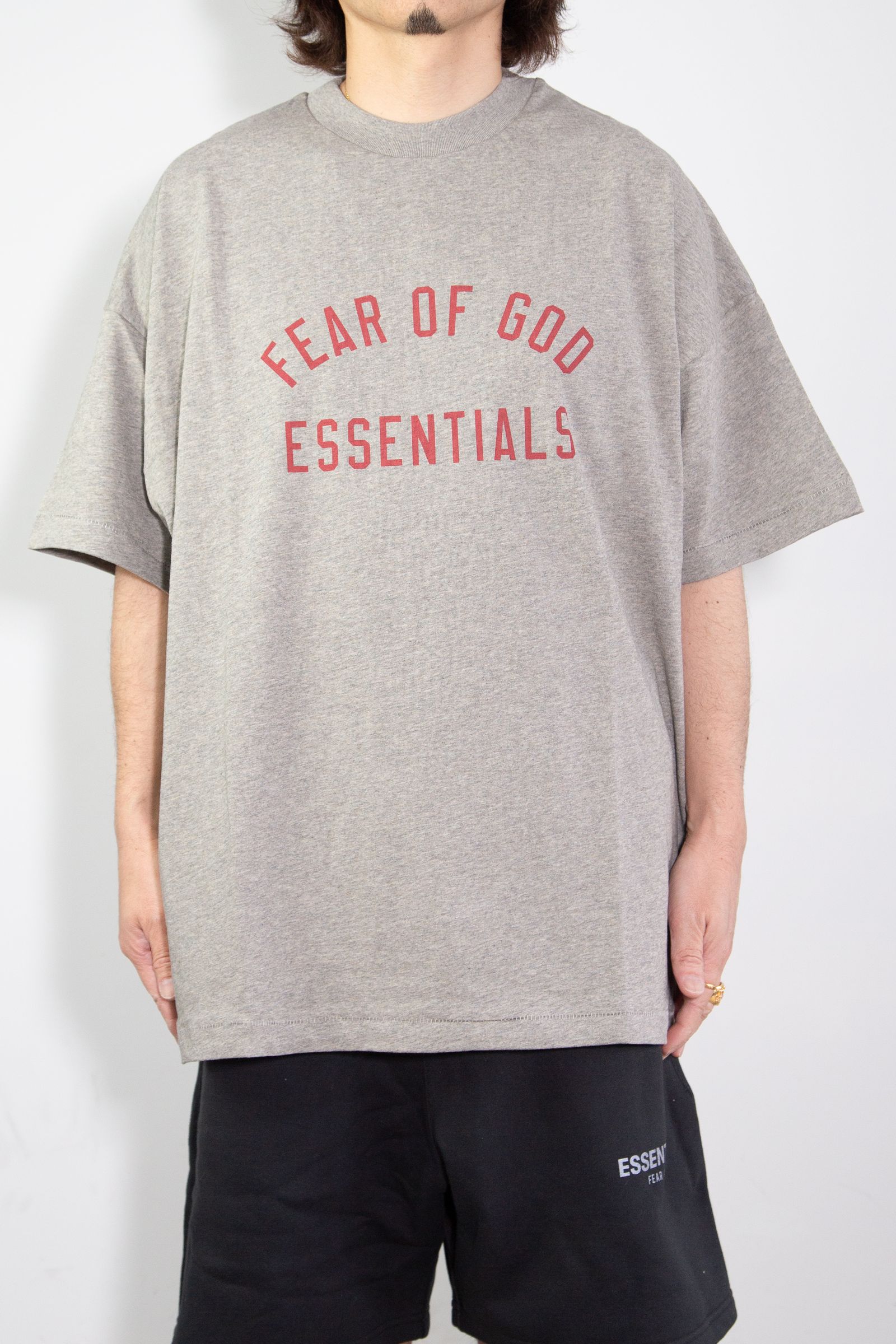 24FW ARCH LOGO SS TEE / ダークヘザーグレー