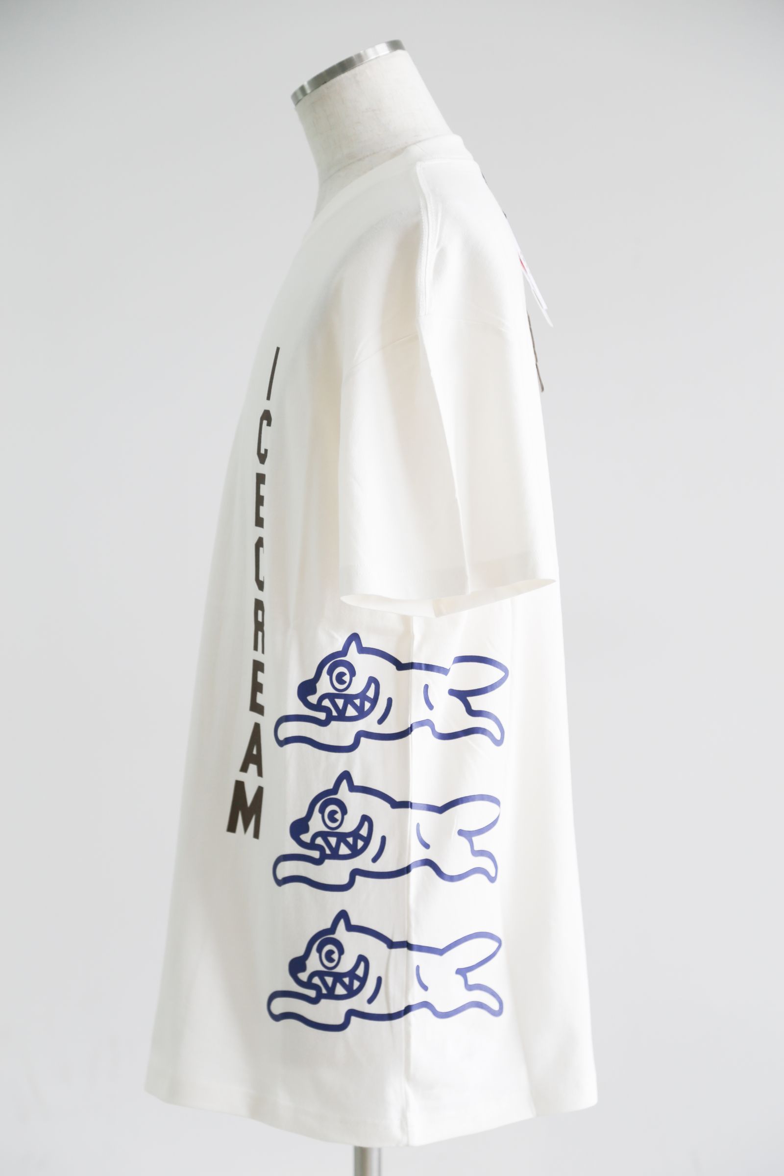 【ICECREAM】SPRAY OVERSIZED T-SHIRT / WHISPER WHITE