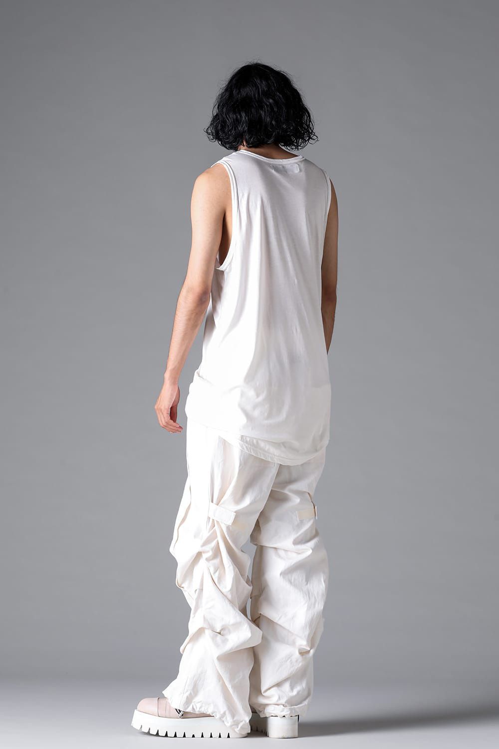 ロングタンクトップ / LONG TANK TOP / ブラック / ag-6083-3