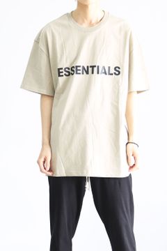 FRONT LOGO S/S TEE / タン