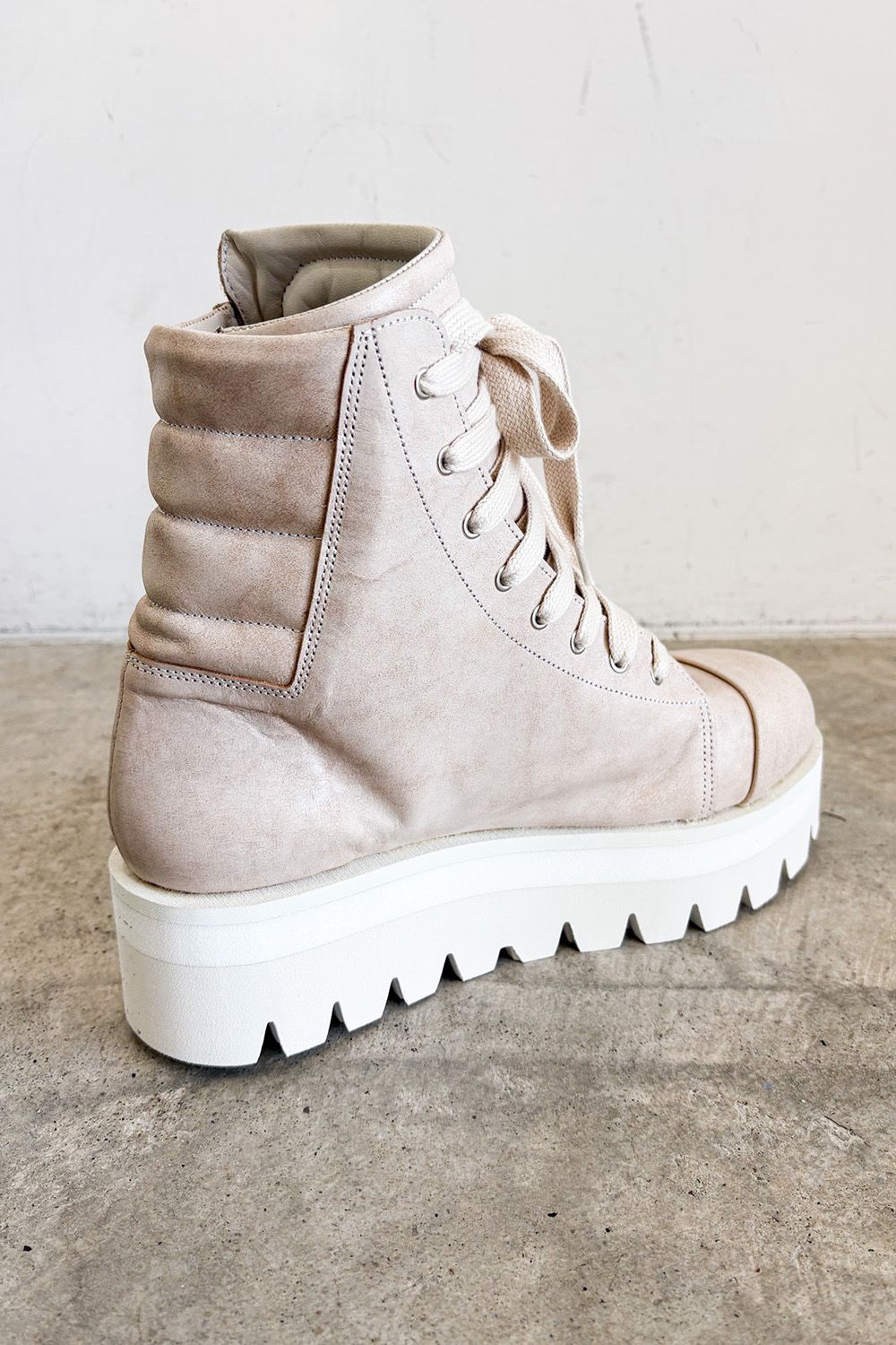 [ラスト1点 サイズ42] BOOTS / アッシュピンク×ホワイト