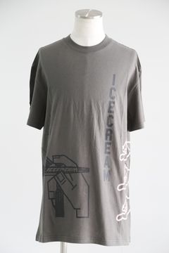 【ICECREAM】SPRAY OVERSIZED T-SHIRT / BELUGA
