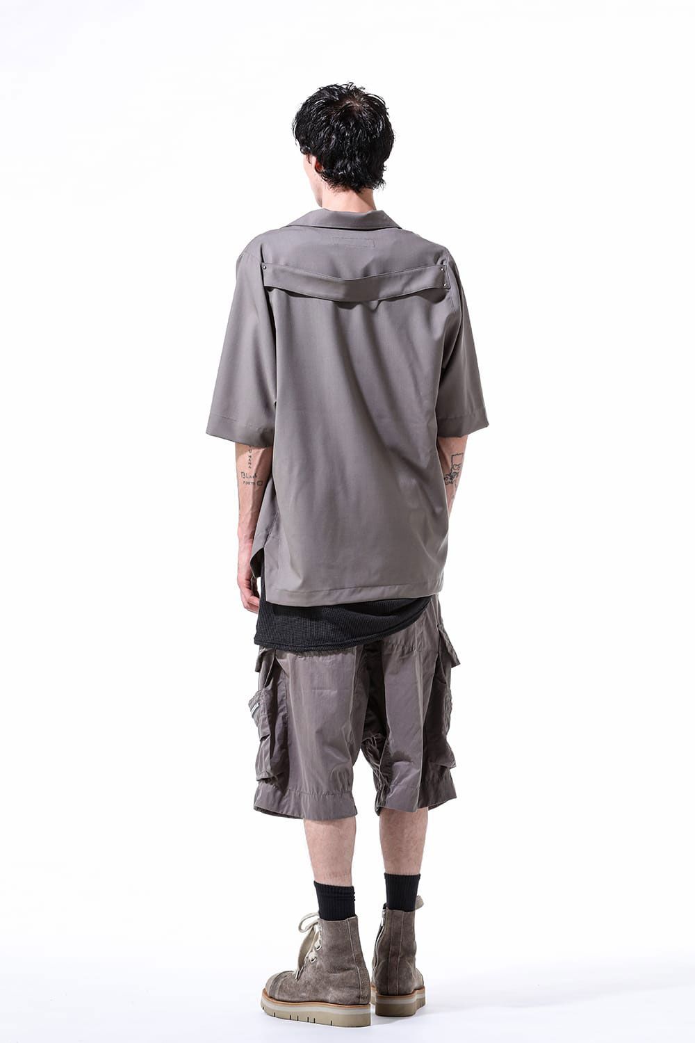 ナイロンカーゴショーツ / Nylon Cargo Pants / ブラック / ag-11023-2