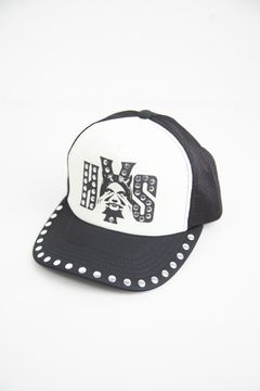 [購入は1人1点まで] SEE NO EVIL スタッズメッシュキャップ / ブラック
