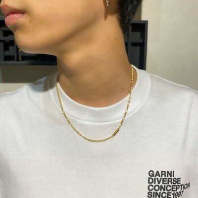Mix Chain Necklace / ゴールド
