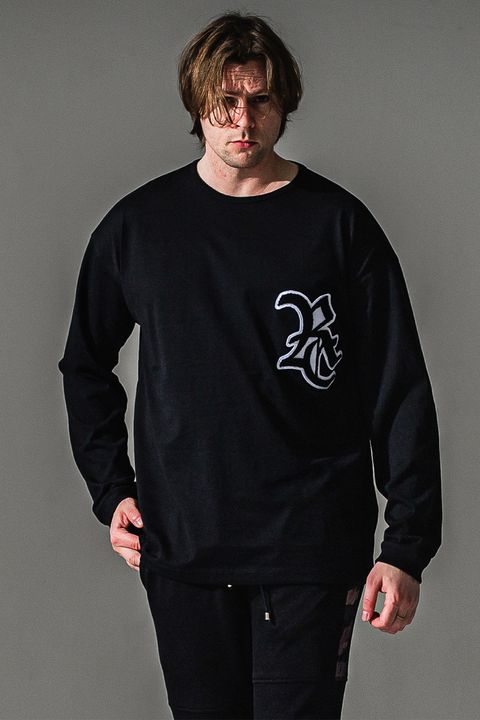 RC over longsleave Tee / ブラック