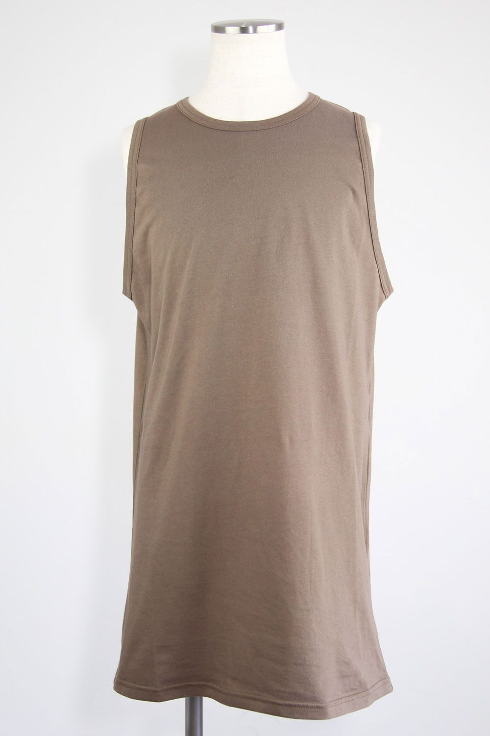 ロングタンクトップ / Long Tank Top / ブラウン / ag-6083-1