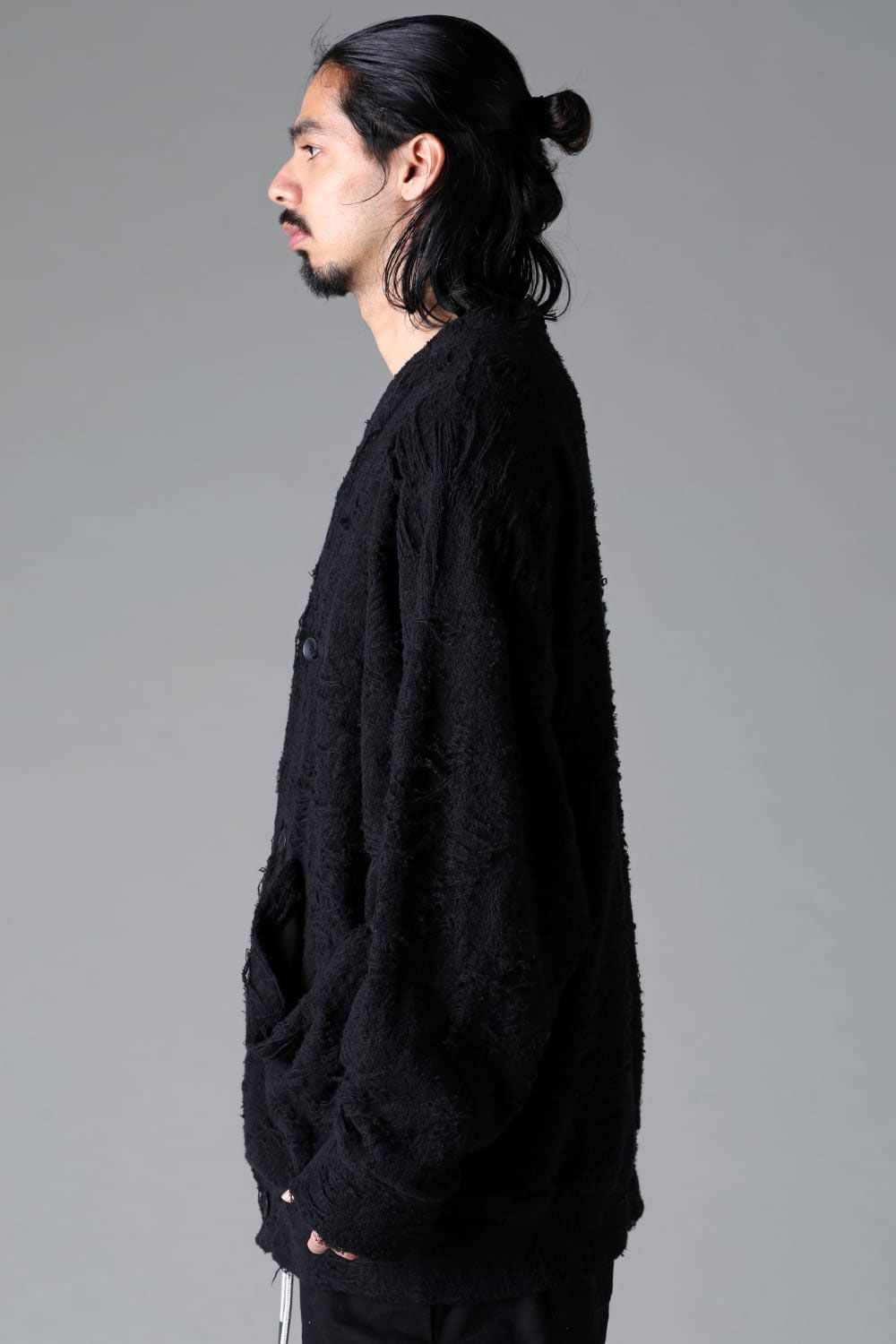 ジャンボカーディガン / JUMBO CARDIGAN / ブラック / ag-12089-1