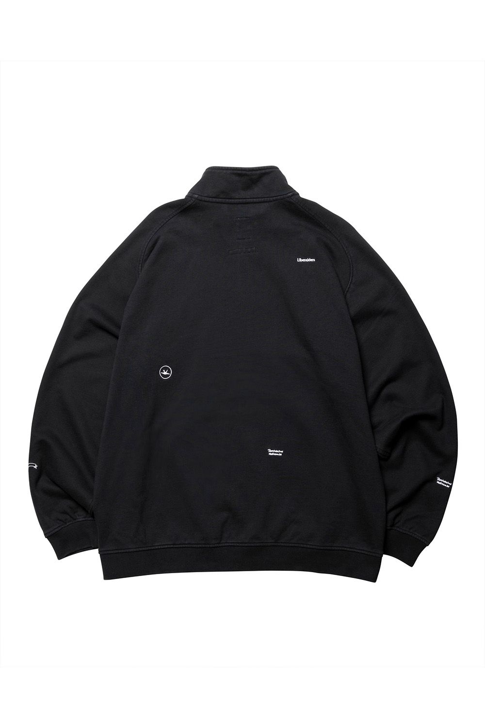 MULTI EMBROIDERY SWEAT ZIP-UP / ブラック