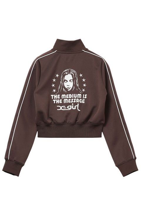 ［ラスト1点 サイズM］STAR AND FACE COMPACT TRACK JACKET / ブラウン