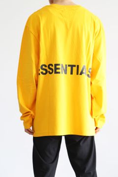 BACK LOGO L/S TEE / イエロー