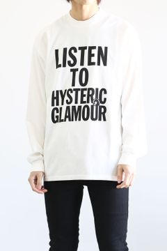 LISTEN TO HG Tシャツ / ホワイト