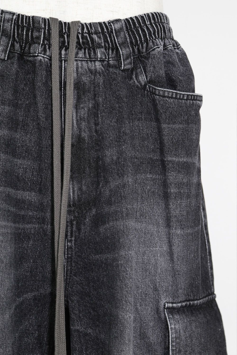 ヴィンテージデニムワイドパンツ / VintageDenim Wide Pants / ブラック / ag-8062