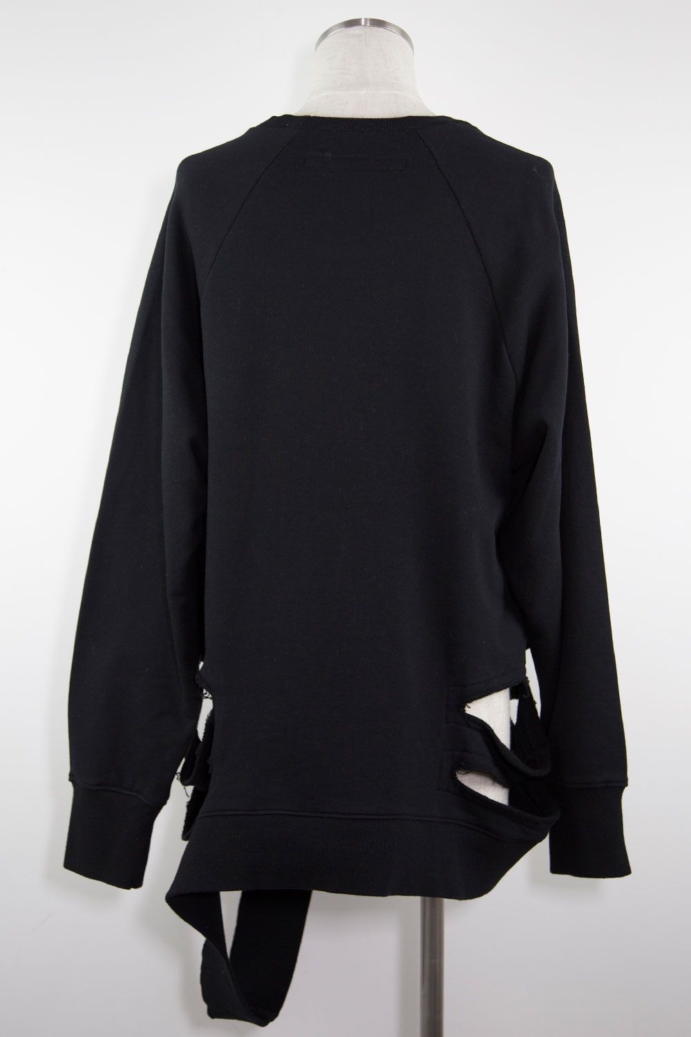 ラグランオーバーサイズトップ / RAGLAN OVER SIZE TOP / ブラック