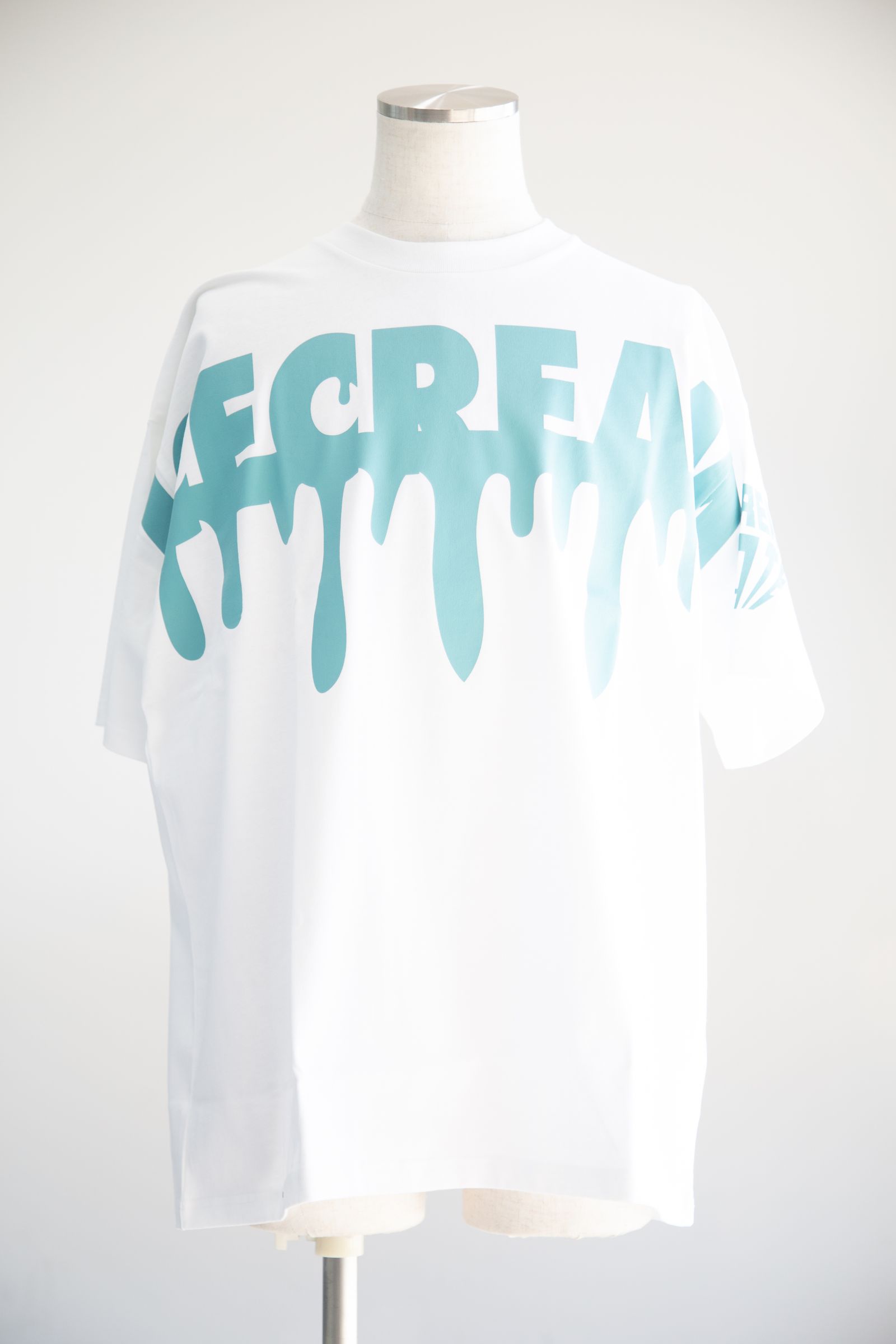 【ICECREAM】 COTTON T-SHIRT DRIP / ホワイト