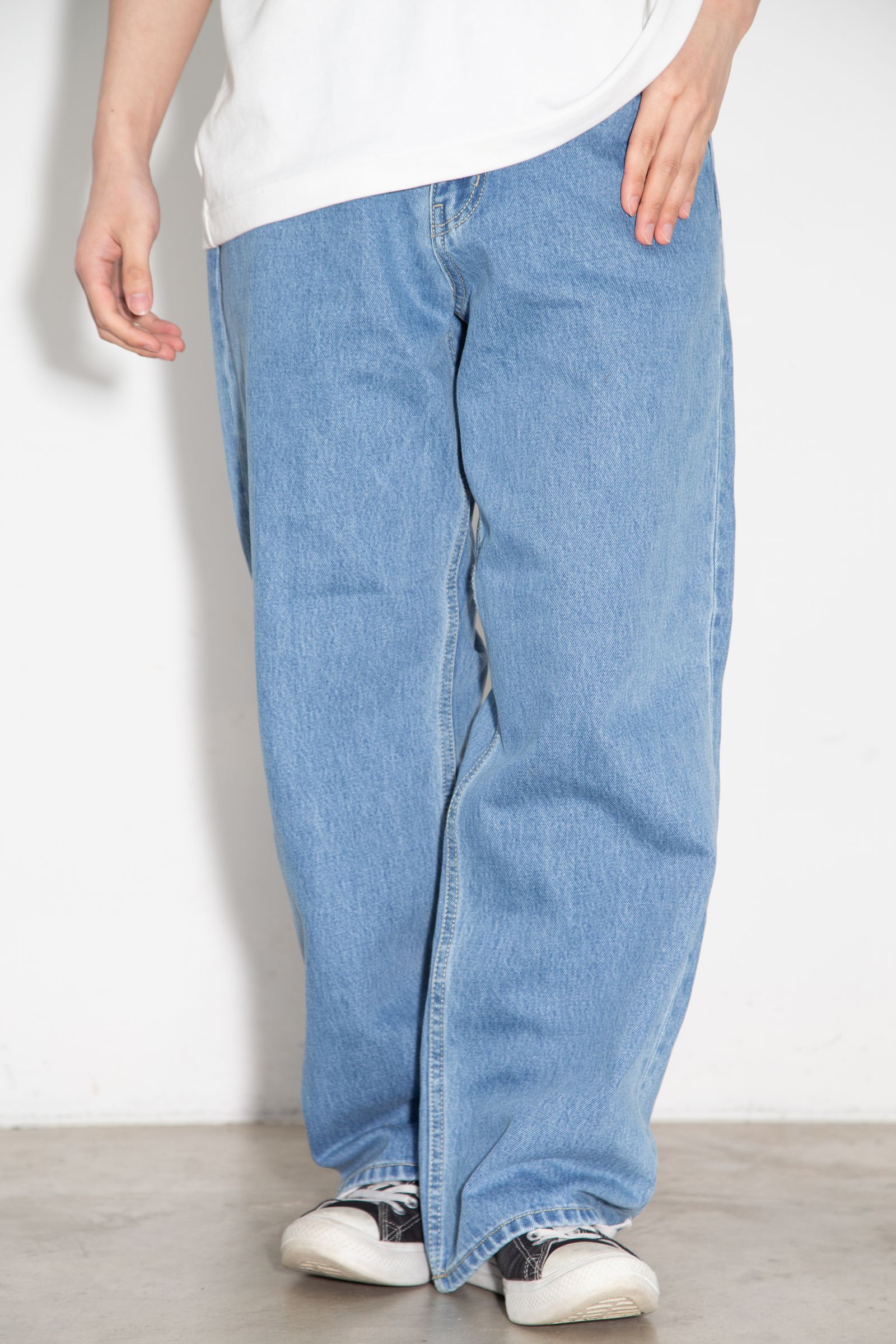 RAGE LOGO DENIM PANTS / ライトインディゴ