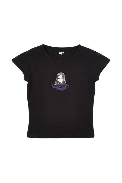 DEVIL FACE S/S BABY TEE / ブラック