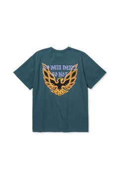 ［ラスト1点 サイズL］BINDER NECK WING LOGO VINTAGE TEE ＜NATURALLY PAINT DESIGN＞ / ネイビー