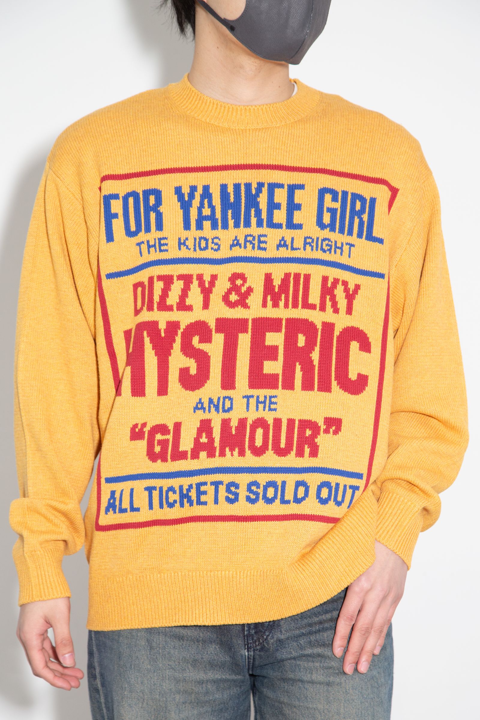 DIZZY & MILKY編込 セーター / イエロー