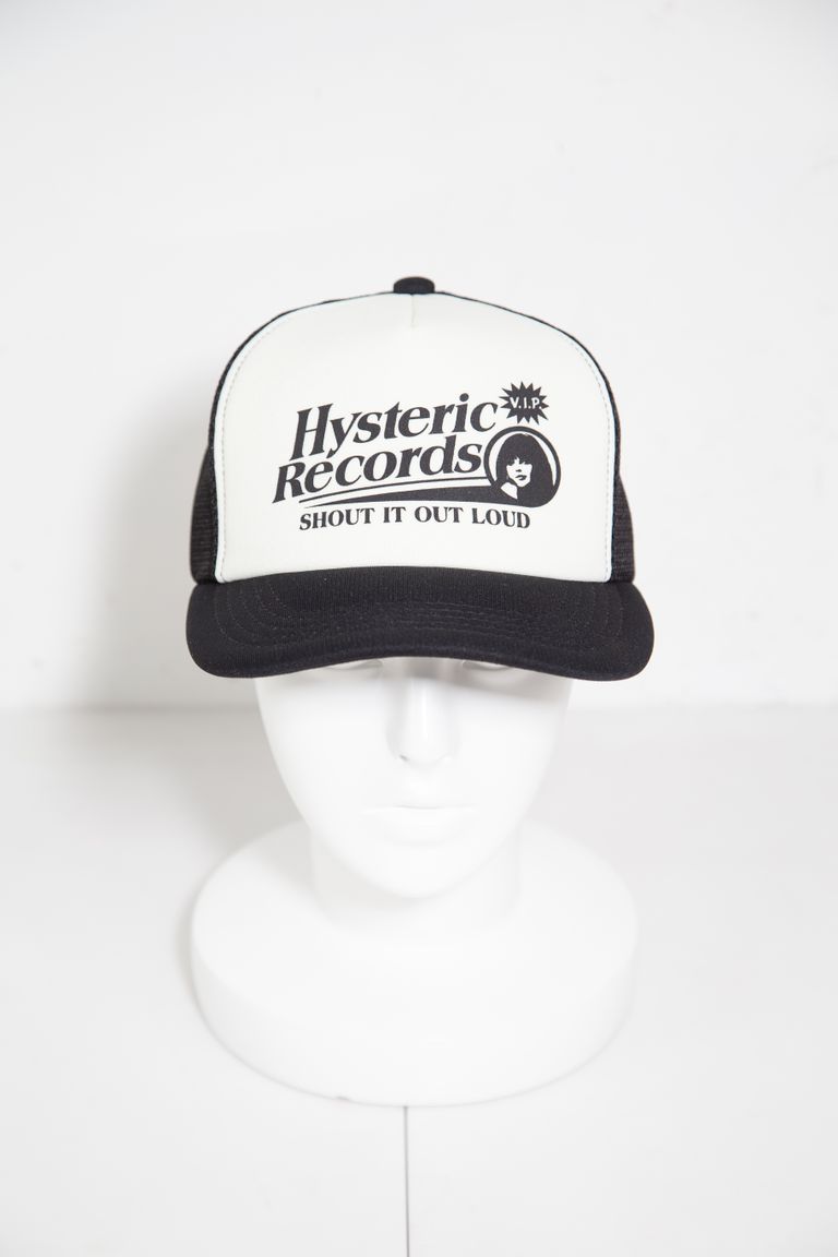 Hysteric Records ヒステリックグラマートラッカーメッシュキャップ