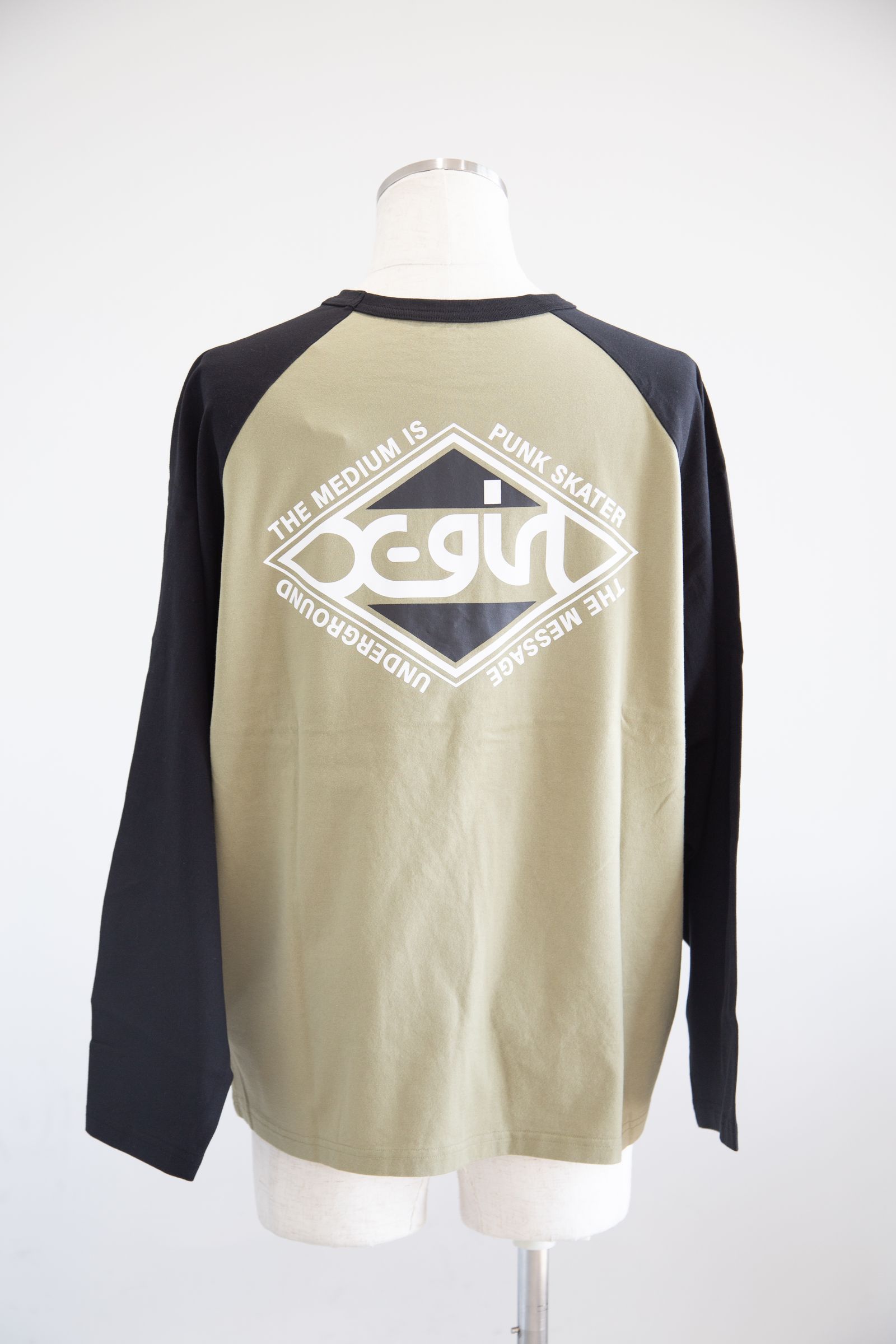 RHOMBUS LOGO B/B BIG TEE / オリーブ