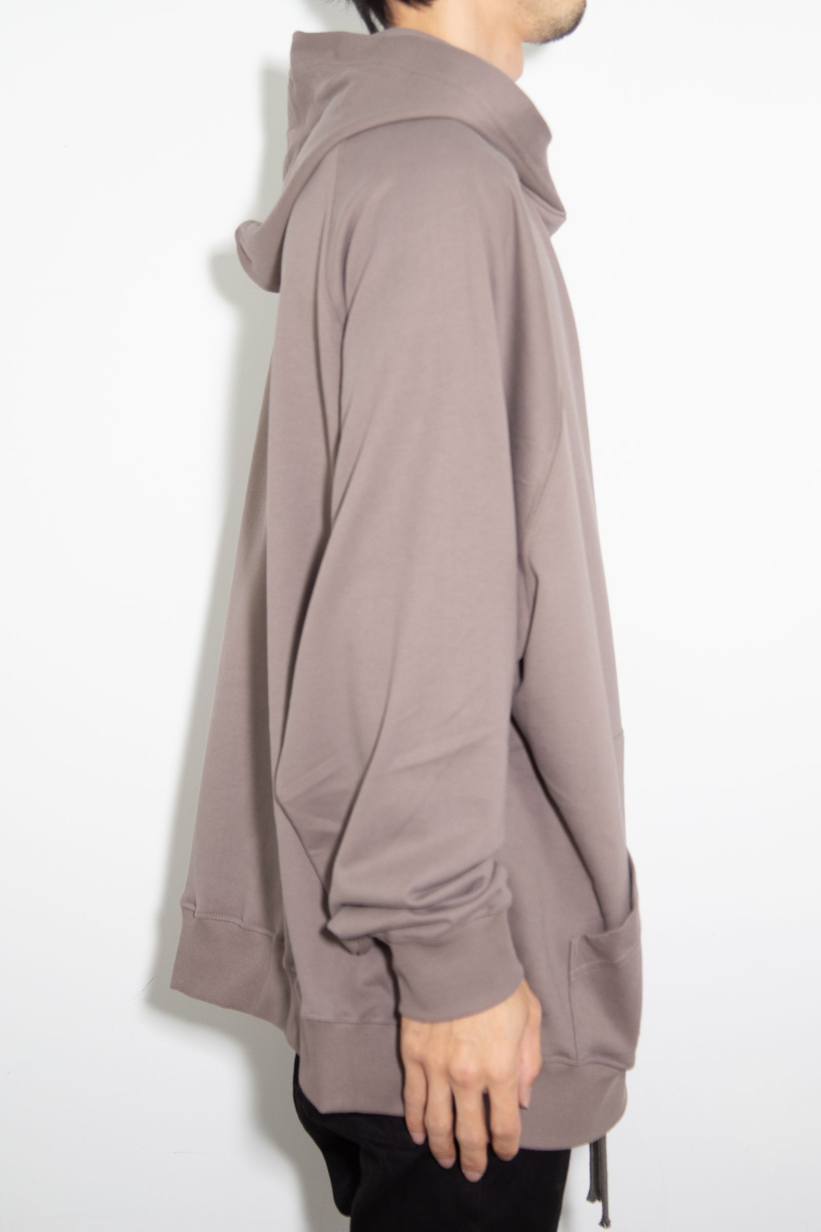 ライトウェイトオーバーサイズパーカー / Light Weight Sweat Hoodie / ブラウン / ag-7040