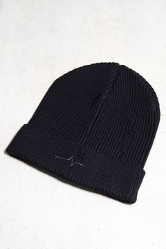 DAMAGE BEANIE 223-534 / ダメージビーニー / ブラック