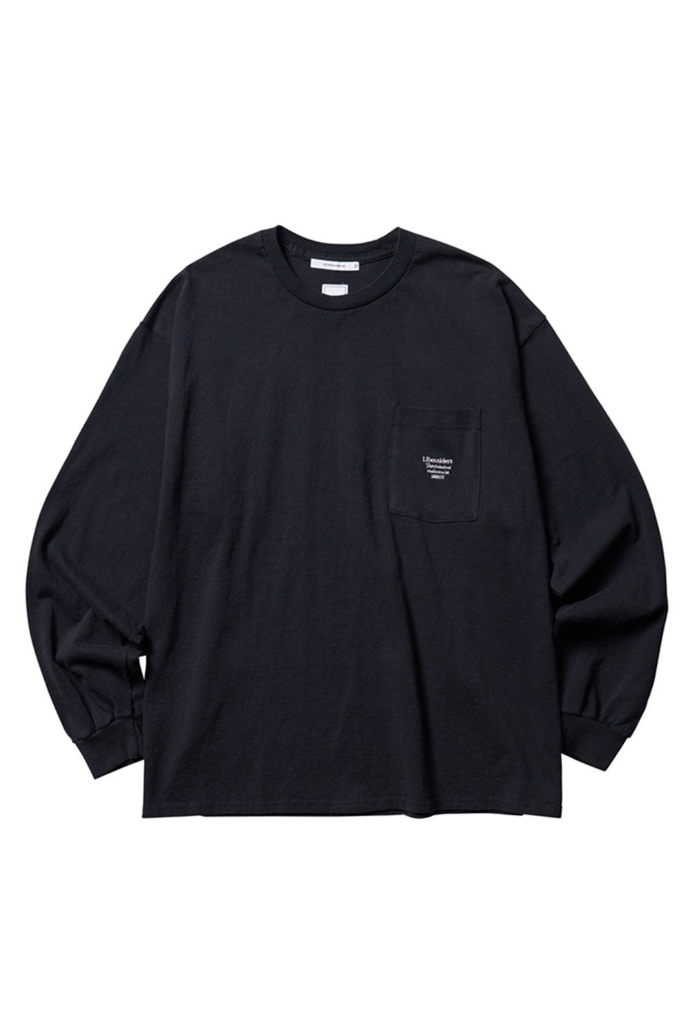 POCKET LOGO L/S TEE / ブラック