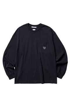POCKET LOGO L/S TEE / ブラック