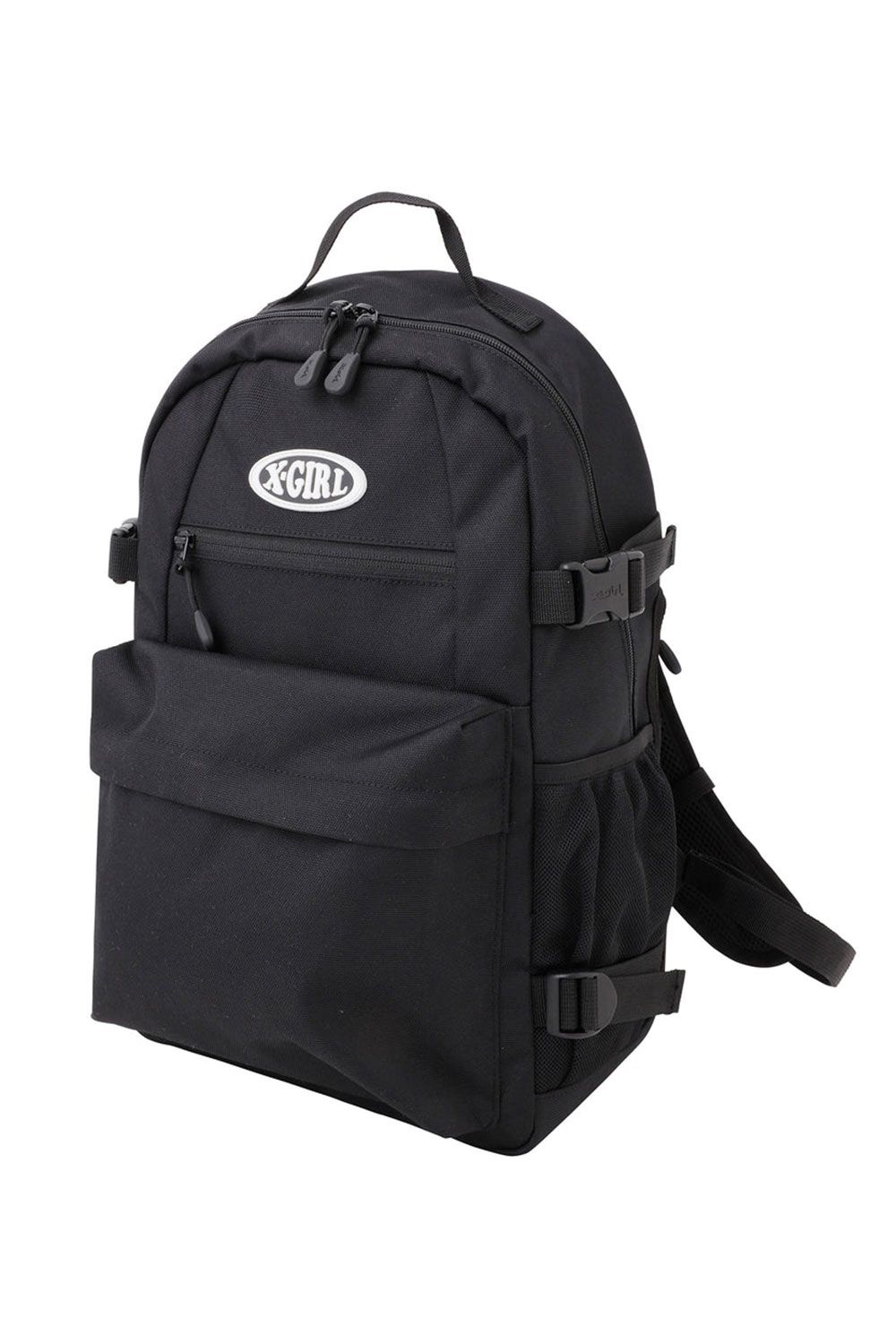 【色: ブラック】エックスガール バッグ OVAL LOGO BACKPACK