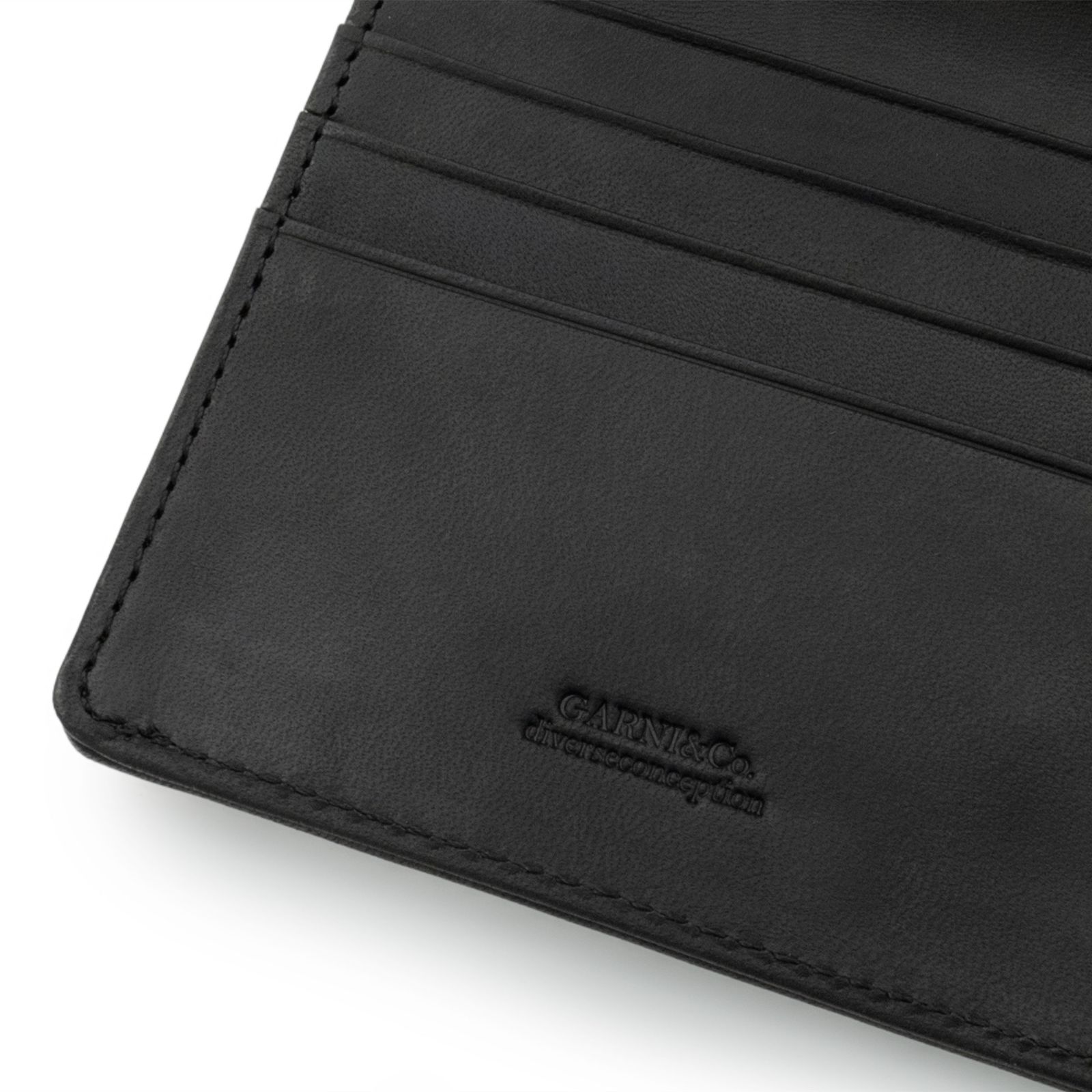 Vine Pattern Mini Fold Wallet / ブラック