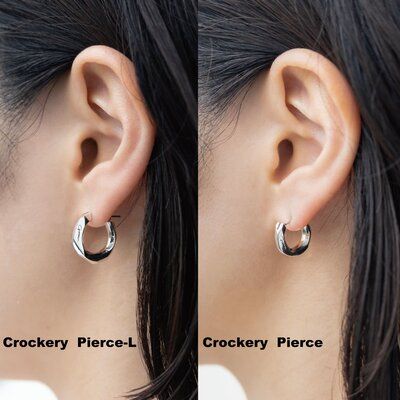 Crockery Pierce - L / シルバー