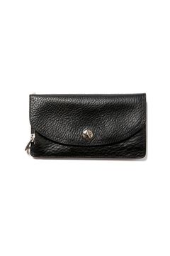 SILVER STAR CONCHO LEATHER LONG WALLET / ブラック