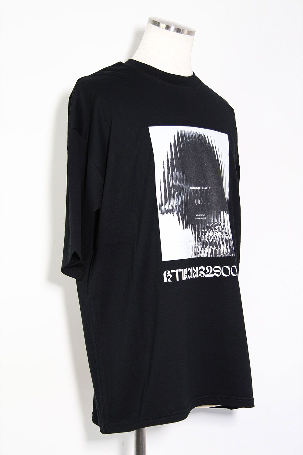 [ラスト1点 サイズ4] オーバサイズTシャツ Type A / Type A Print Tee / ブラック / ag-11111-1
