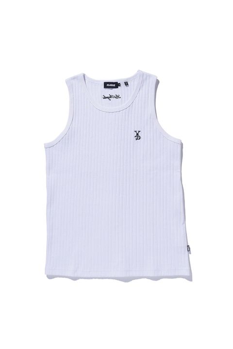 DROP NEEDLE RIB TANK TOP / ホワイト