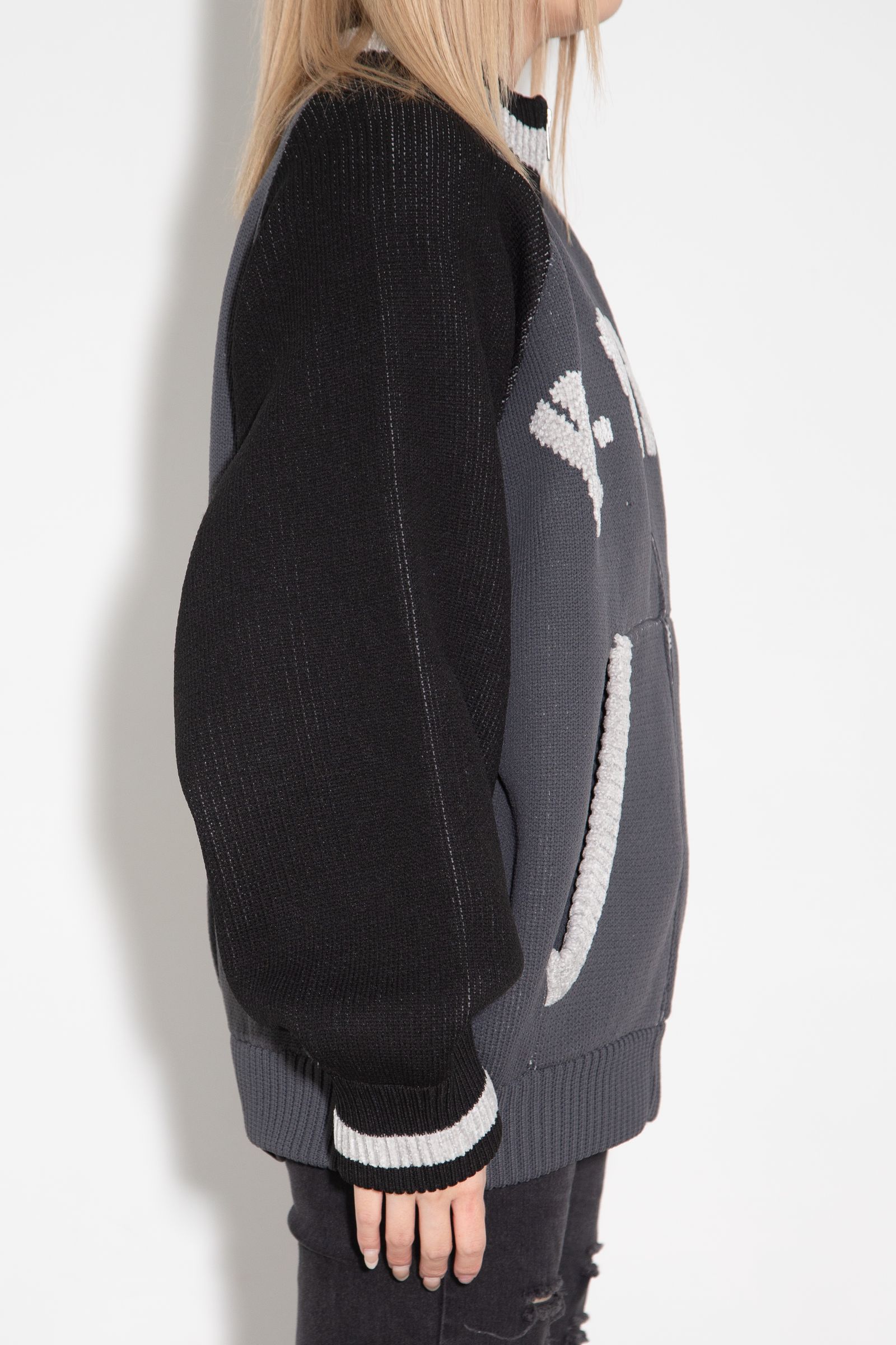 STADIUM KNIT JACKET / ブラック