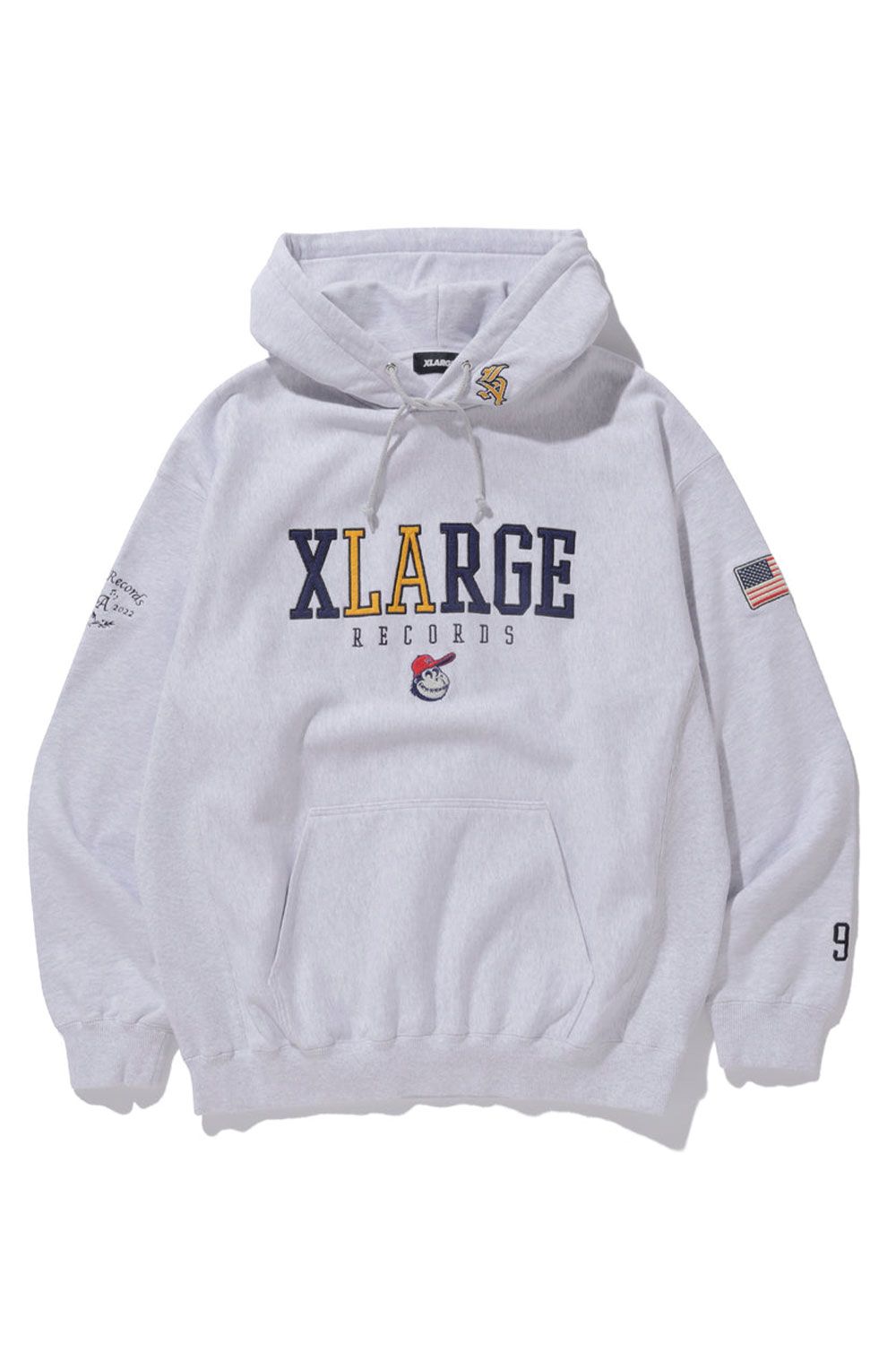 【美品】X-LARGE エクストララージロゴ　パーカー　ホワイト　XL