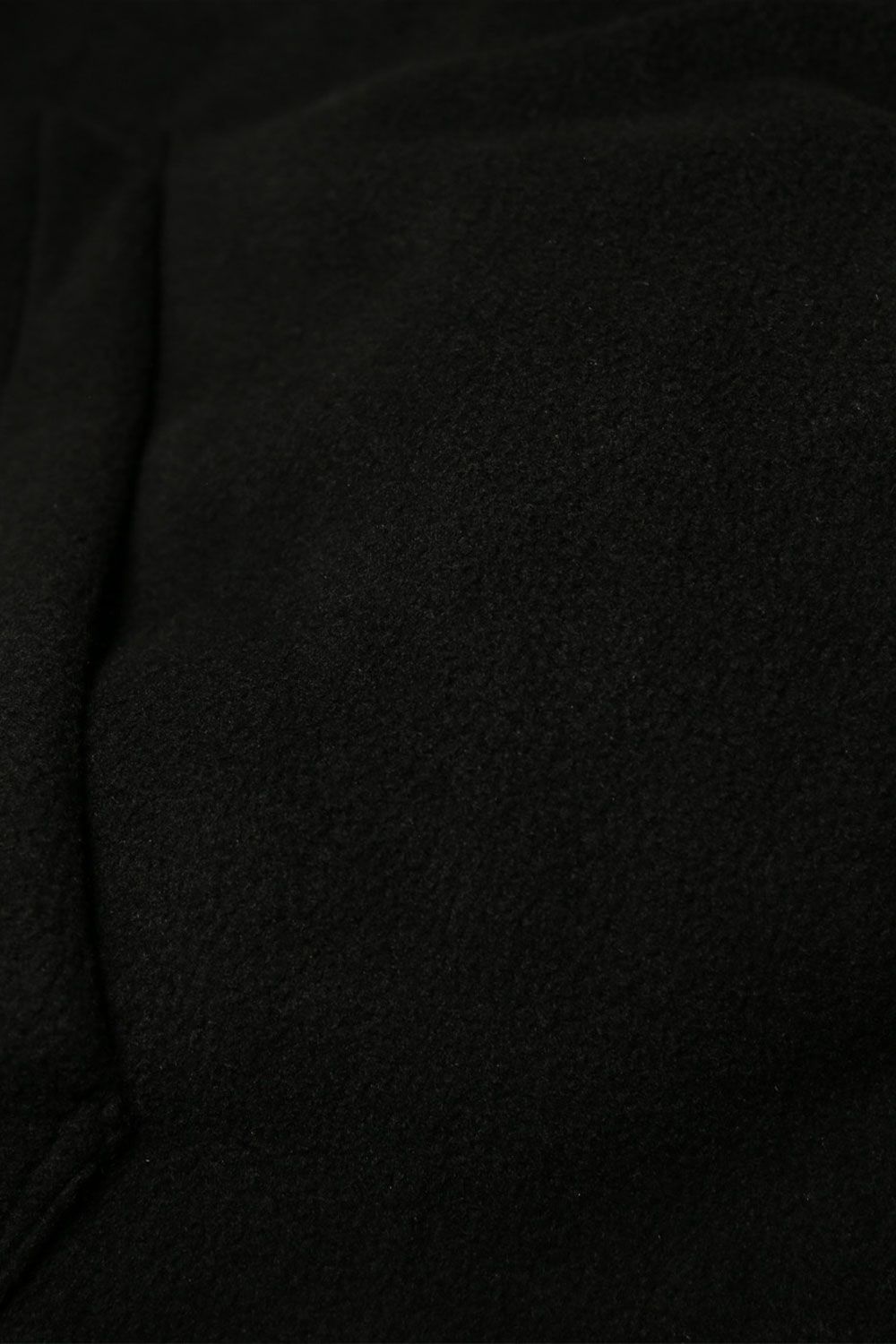 フリースハーフジップフーディー / Fleece Hoodie / ブラック / ag-10085-1