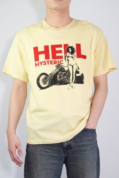 HELL HYSTERIC Tシャツ / イエロー