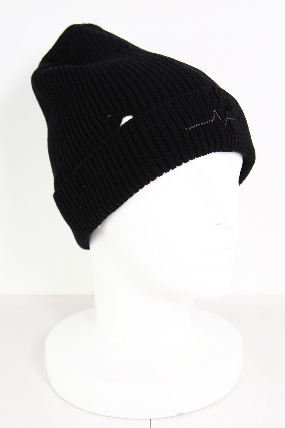 DAMAGE BEANIE 223-534 / ダメージビーニー / ブラック