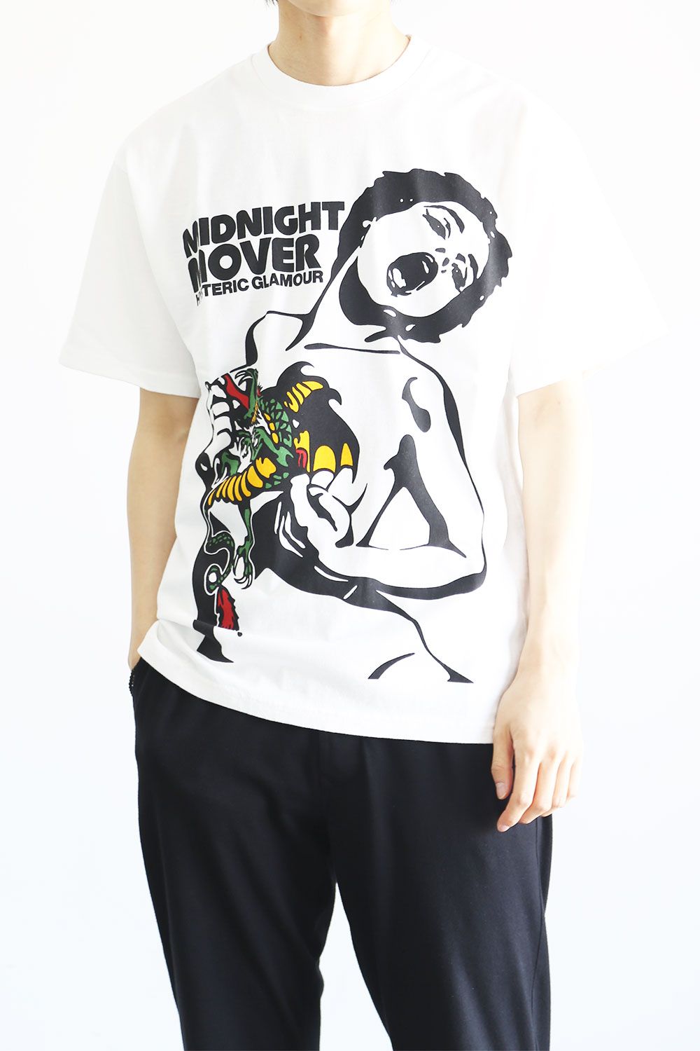 HYSTERIC GLAMOUR - MIDNIGHT MOVER Tシャツ / ホワイト | Tempt