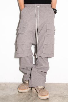 レイヤードブーツカットパンツ / LAYEDER BOOTS CUT / グレー / ag-12009