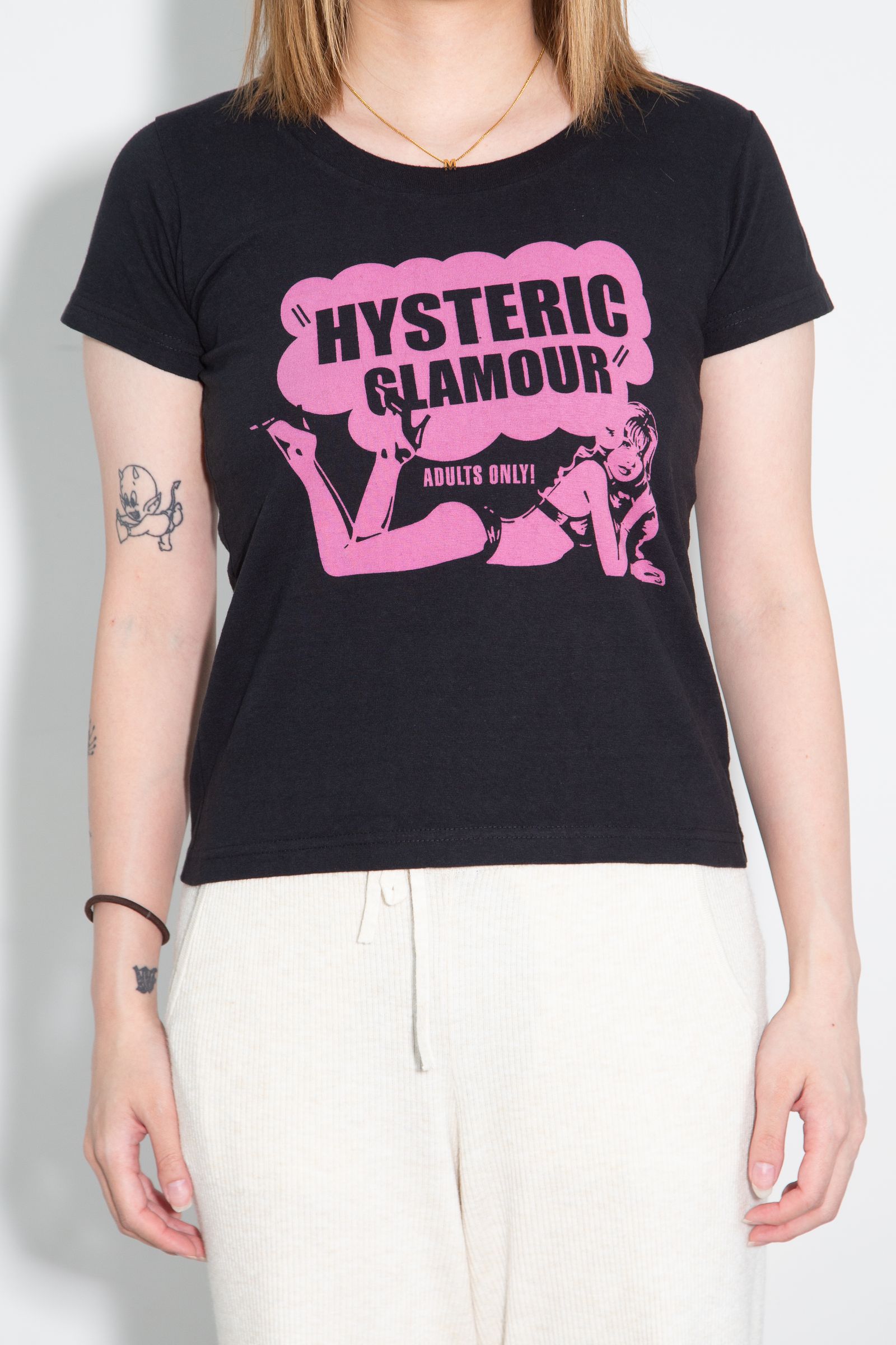 HYSTERIC CLUB チビTシャツ / ブラック