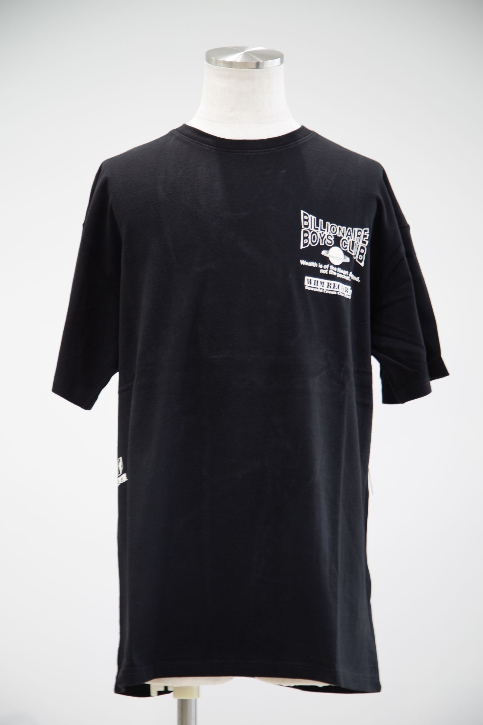 【BILLIONAIRE BOYS CLUB】WHM RECORDS T-SHIRT / ブラック