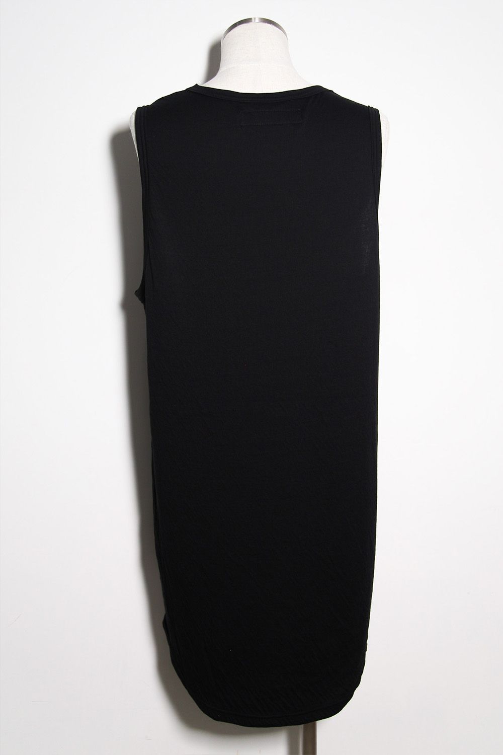 Double Gauze Long Tank Top / ブラック