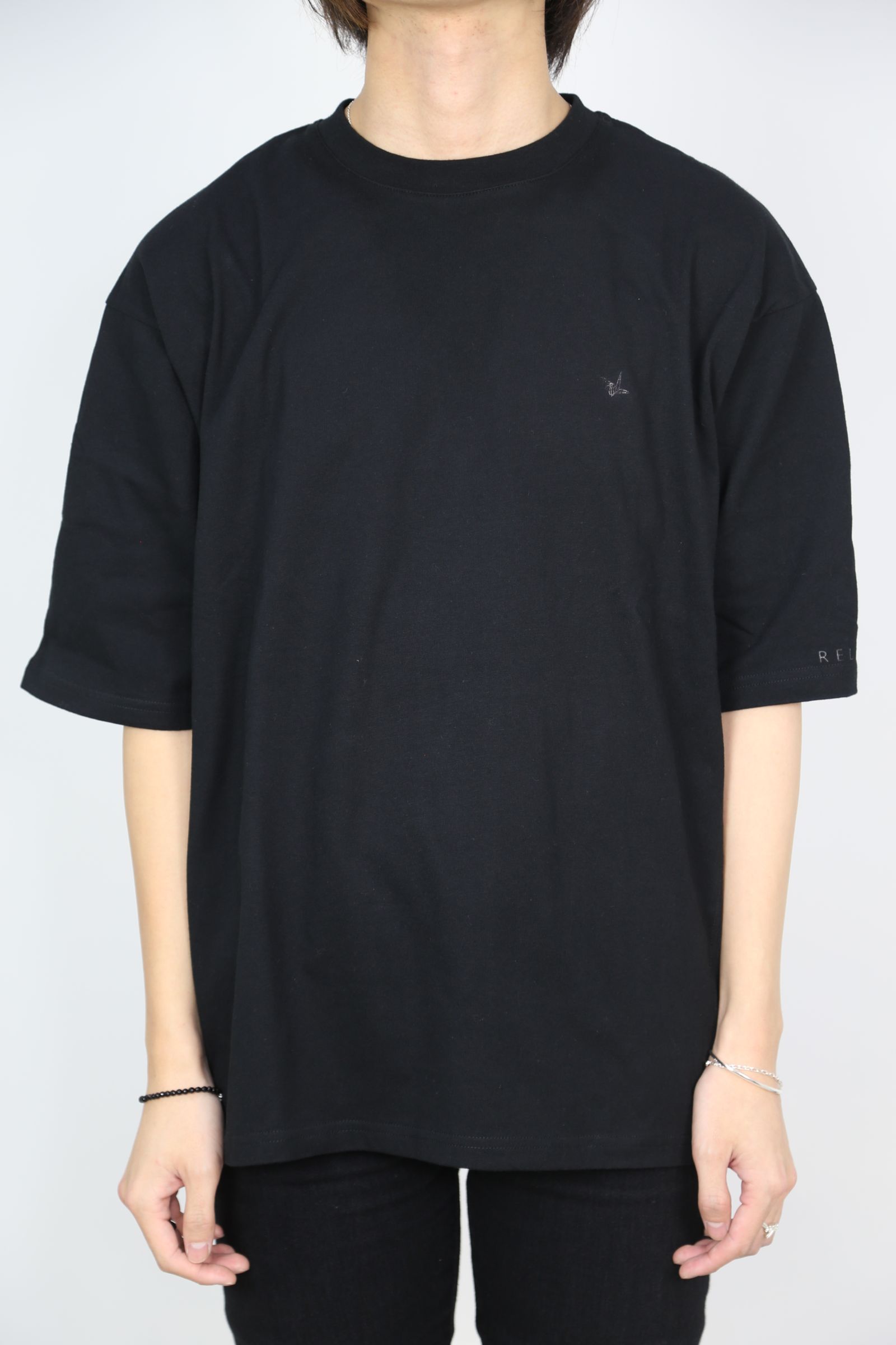 バックプリントビッグTシャツ / ブラック