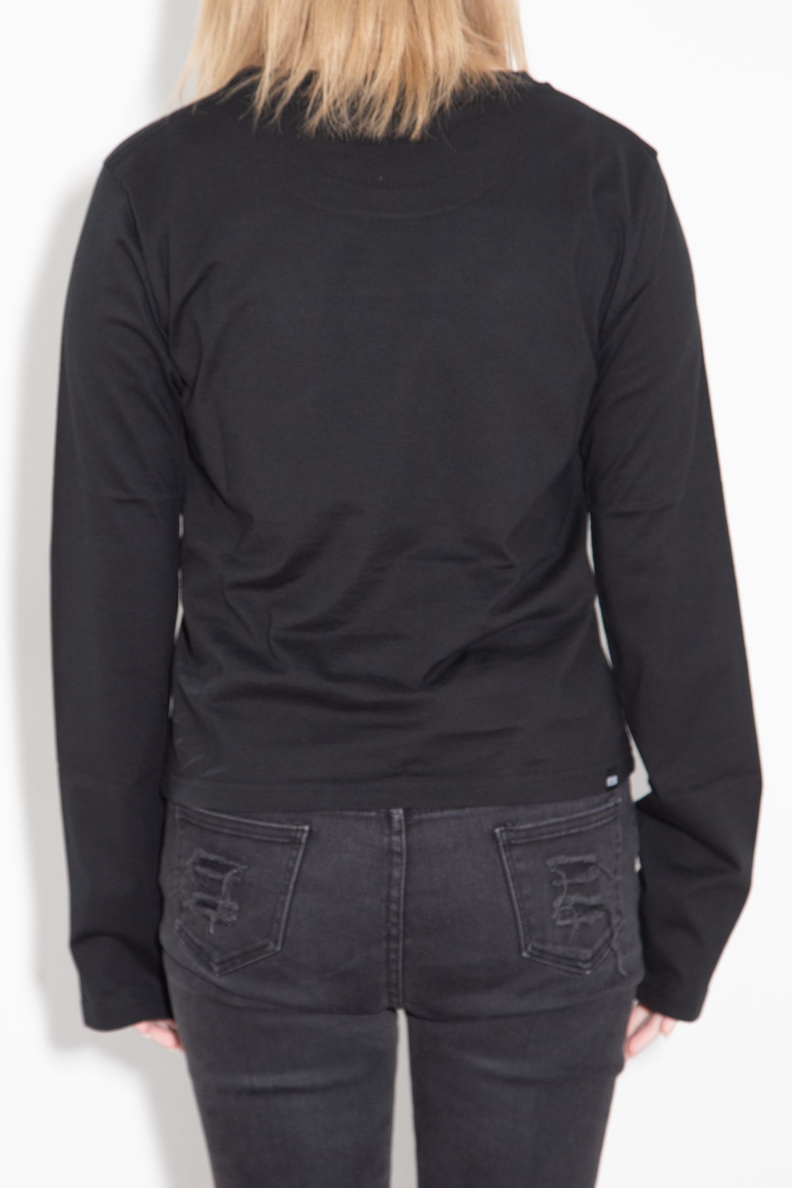 HYSTERIC LIGHTNING ショート丈Tシャツ / ブラック